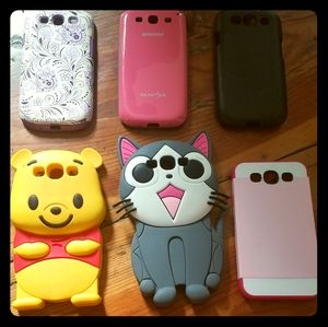 Samsung Galaxy S3 Cases Lot of 6